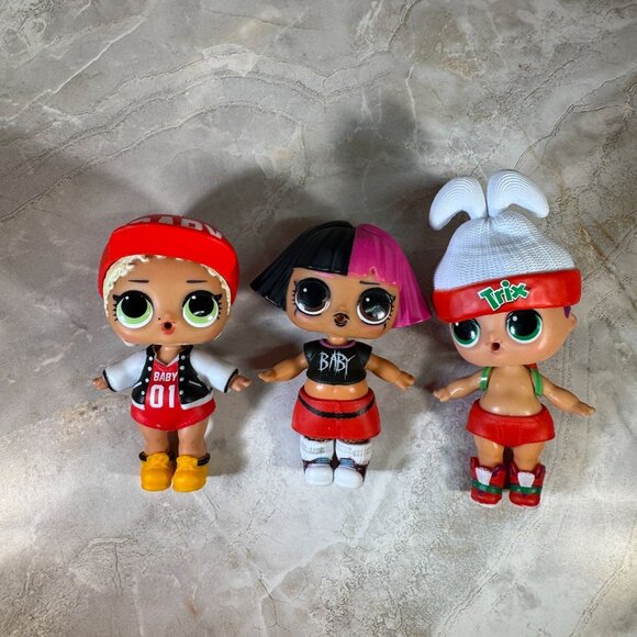 L.O.L. Surprise! Baby Doll Trio Set Collectible Figures With Outfits & Accessori - Picture 4 of 8